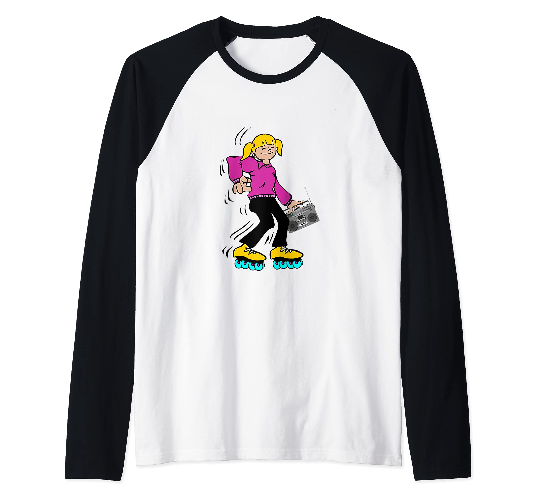 Funny Roller Disco Skating Inspired Hoodie - Minimalist Print Unisex - T-Shirt, Sweatshirt, Hoodie