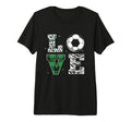Love Soccer Sports Player Team Game T-Shirt - Minimalist Print Men Women - T-Shirt, Sweatshirt, Hoodie