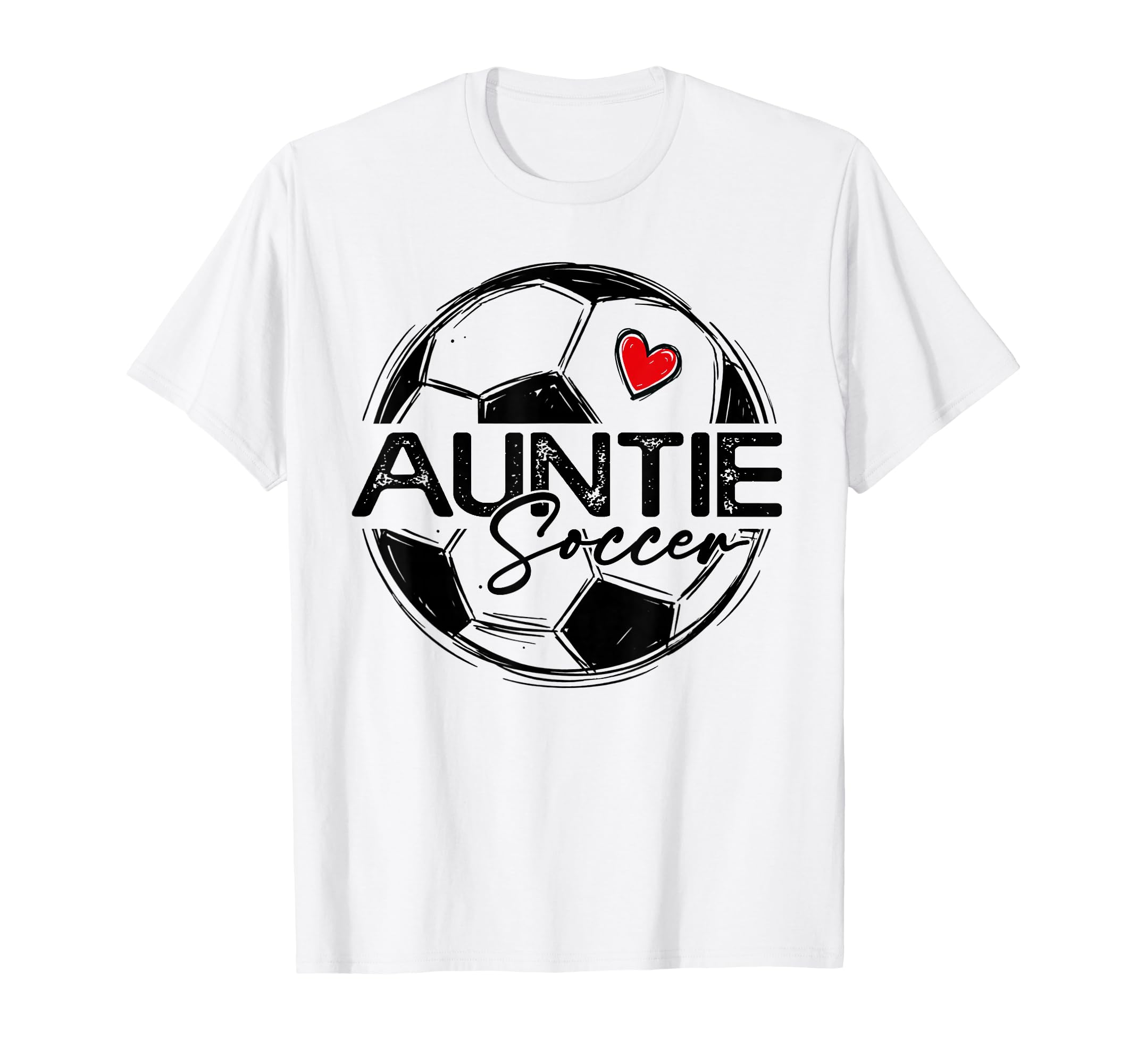 Soccer Auntie Soccer Player Family T-Shirt - Novelty Apparel for Adults - T-Shirt, Sweatshirt, Hoodie