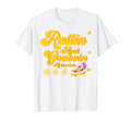 Roller Skates Rollin And Groovin Rink T-Shirt - Custom Art Print Men Women - T-Shirt, Sweatshirt, Hoodie