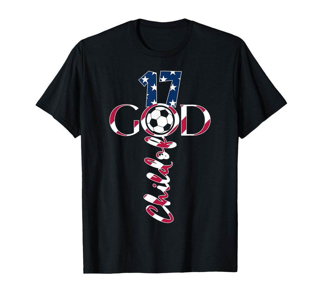 Jesus 17 Years Child God Soccer 17Th T-Shirt - Minimalist Print Men Women - T-Shirt, Sweatshirt, Hoodie