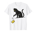 No Kings Black Cat Kicking Crown T Shir T T-Shirt - Trendy Graphic Unisex - T-Shirt, Sweatshirt, Hoodie