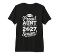 Proud Aunt 2026 Senior Soccer Graduate Tri T-Shirt - Graphic Print Unisex - T-Shirt, Sweatshirt, Hoodie