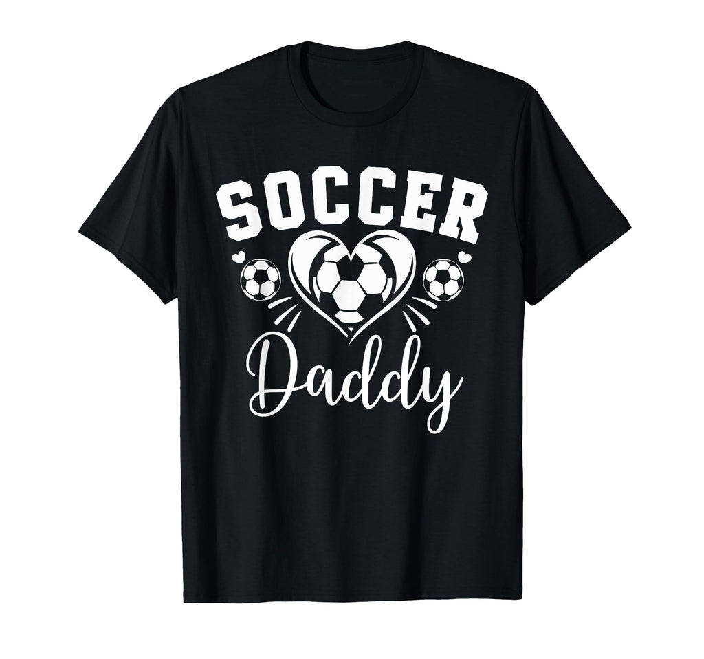 Soccer Daddy Soccer Heart T-Shirt - Trendy Graphic Men Women - T-Shirt, Sweatshirt, Hoodie