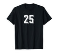 Number 25 80S 90S Soccer Team Jersey T-Shirt - Aesthetic Graphic Unisex - T-Shirt, Sweatshirt, Hoodie
