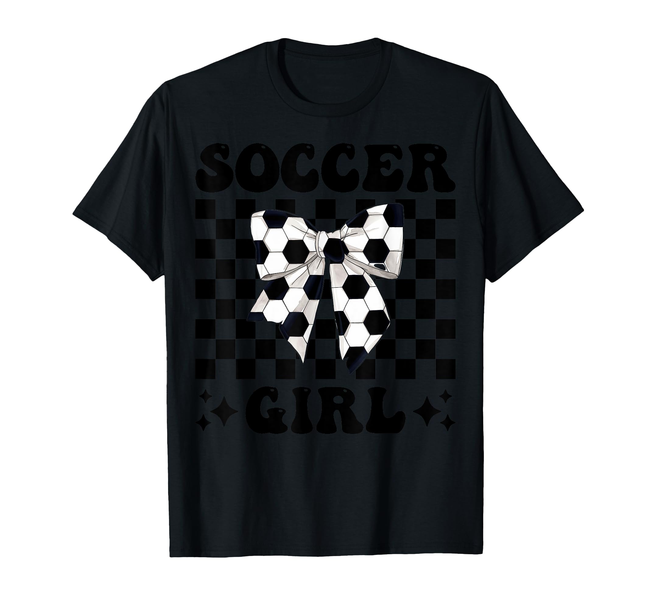 Womens Coquette Bow Soccer Player Gifts T-Shirt - Custom Art Print Unisex - T-Shirt, Sweatshirt, Hoodie