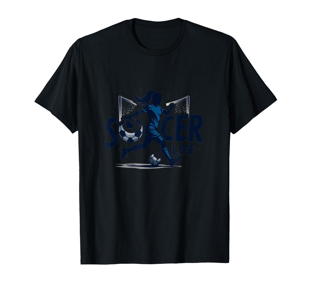 Soccer Is Life Womens Passion T-Shirt - Casual Everyday Wear Unisex - T-Shirt, Sweatshirt, Hoodie