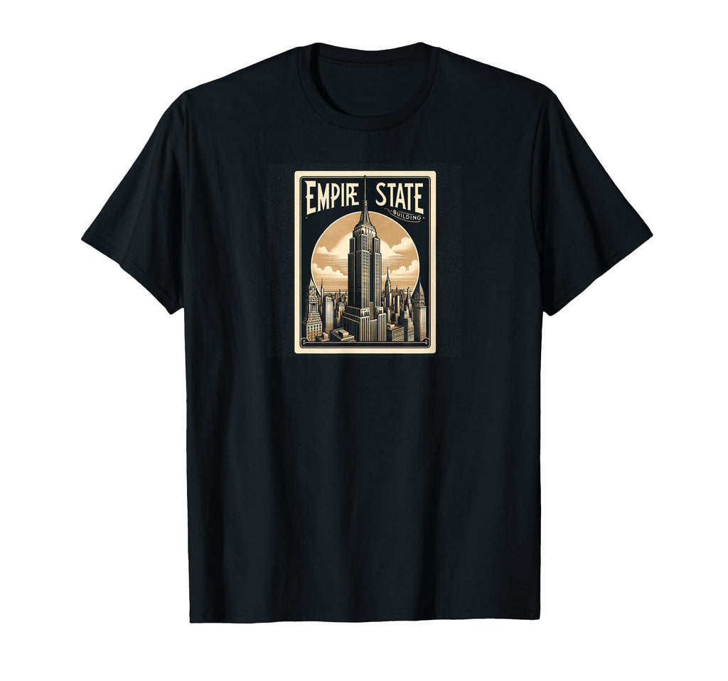 Empire State Postcard T-Shirt - Fun Novelty Design Men Women - T-Shirt, Sweatshirt, Hoodie