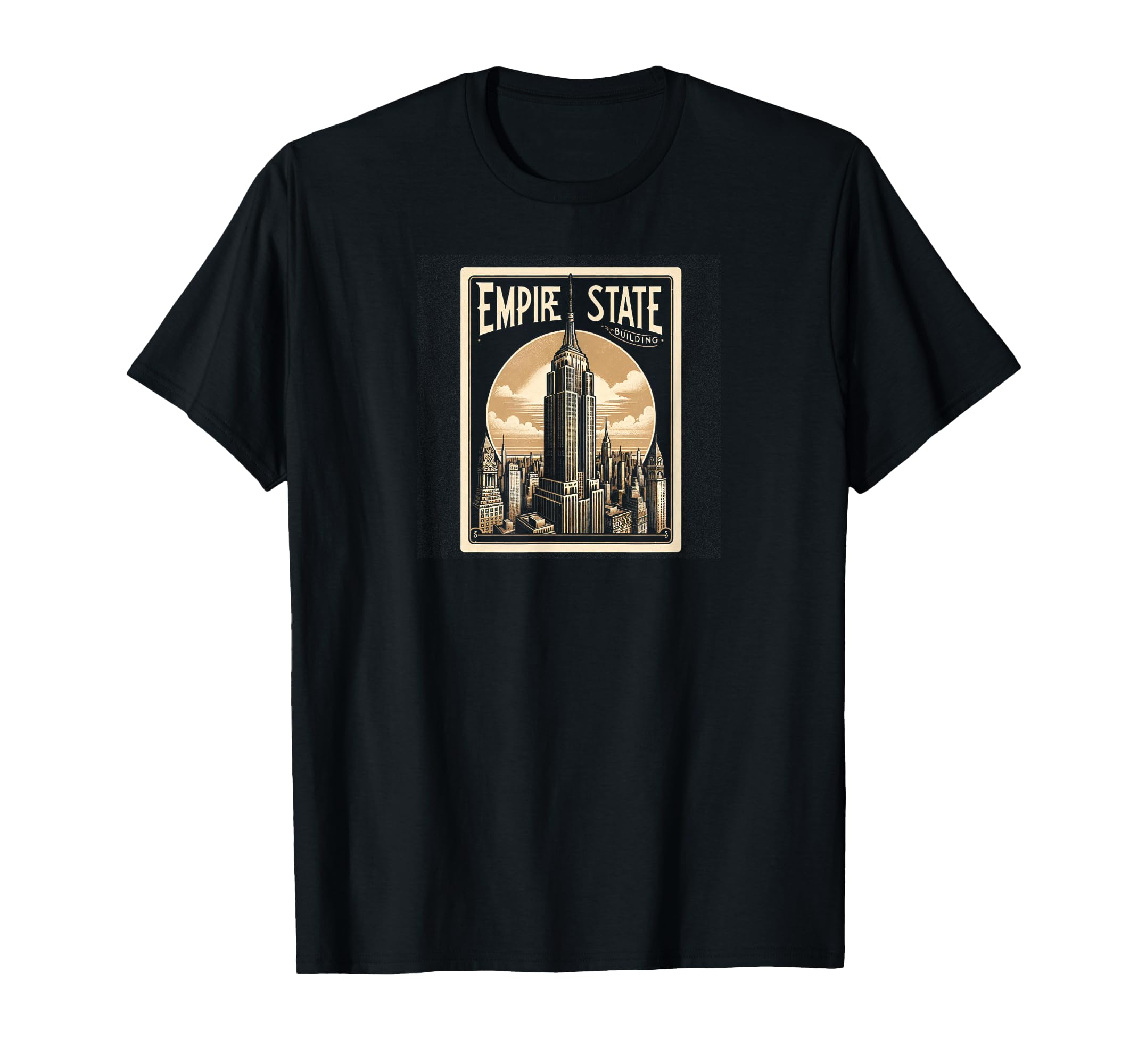Empire State Postcard T-Shirt - Fun Novelty Design Men Women - T-Shirt, Sweatshirt, Hoodie