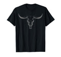 Western Boho Cow Skull Cowgirl Cowboy T-Shirt - Fun Novelty Design Unisex - T-Shirt, Sweatshirt, Hoodie