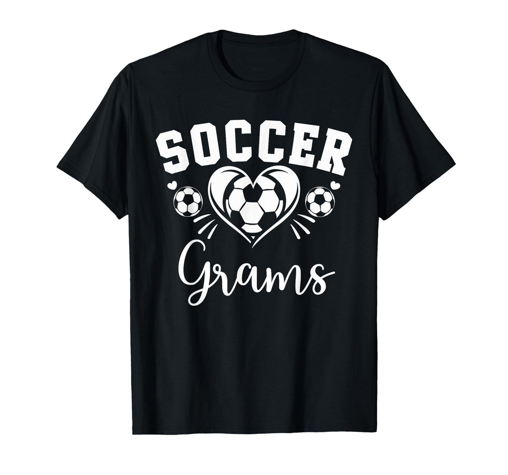 Soccer Grams Soccer Heart T-Shirt - Novelty Apparel for Adults - T-Shirt, Sweatshirt, Hoodie