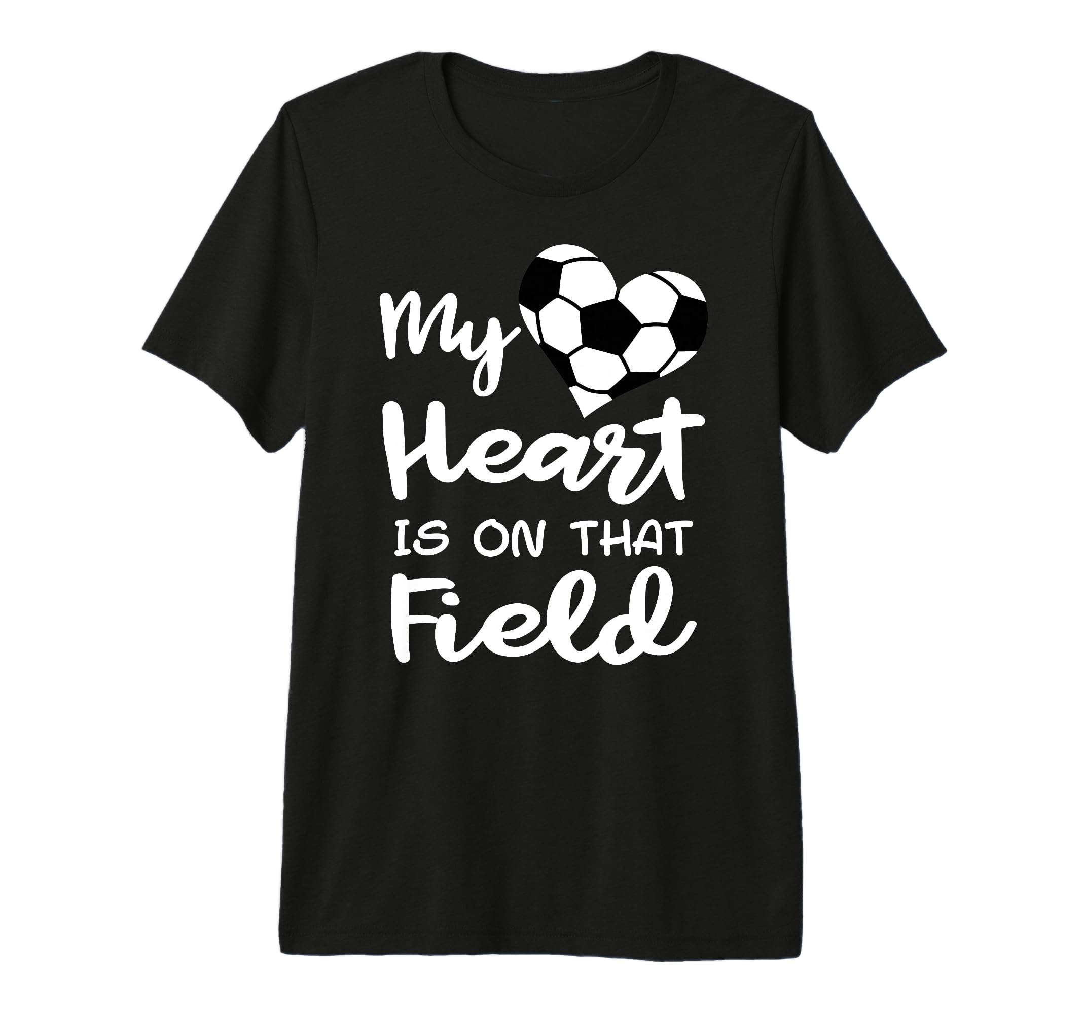 My Heart Is That Field Funny Soccer T-Shirt - Aesthetic Graphic for Adults - T-Shirt, Sweatshirt, Hoodie