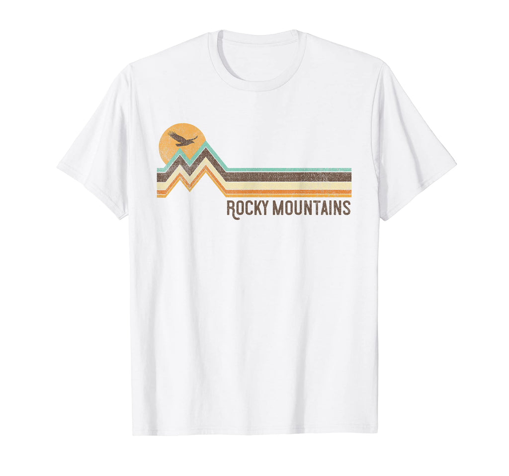 Rocky Mountain National Park 70S T-Shirt - Graphic Print for Adults - T-Shirt, Sweatshirt, Hoodie