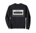 Old School Mix Cassette Tape Sweatshirt - Aesthetic Graphic for Adults - T-Shirt, Sweatshirt, Hoodie
