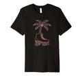 Palm Tree Roller Skate 70S 80S T-Shirt - Casual Everyday Wear Unisex - T-Shirt, Sweatshirt, Hoodie