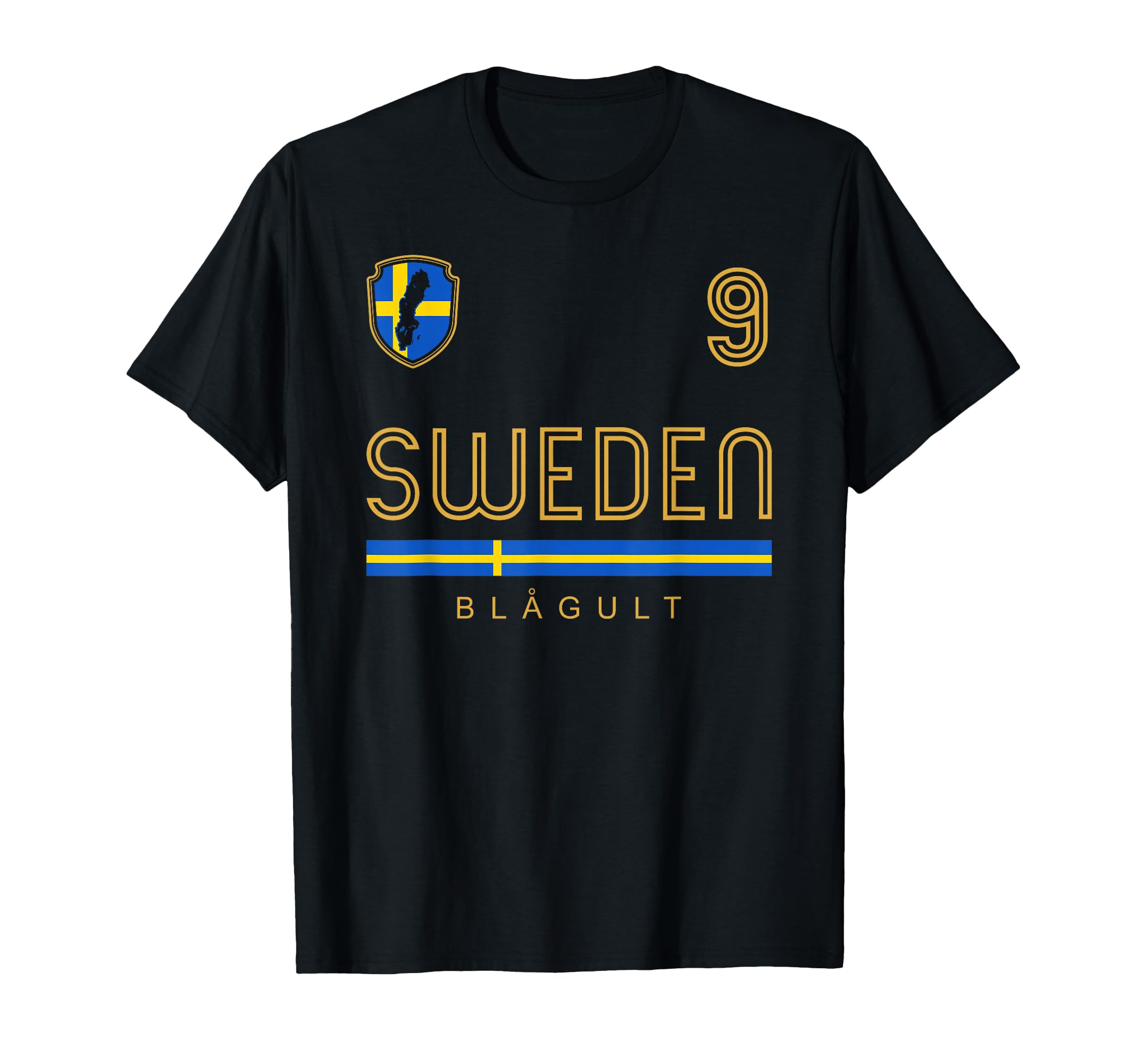 Sweden Soccer Jersey Sverige T-Shirt - Casual Everyday Wear Men Women - T-Shirt, Sweatshirt, Hoodie