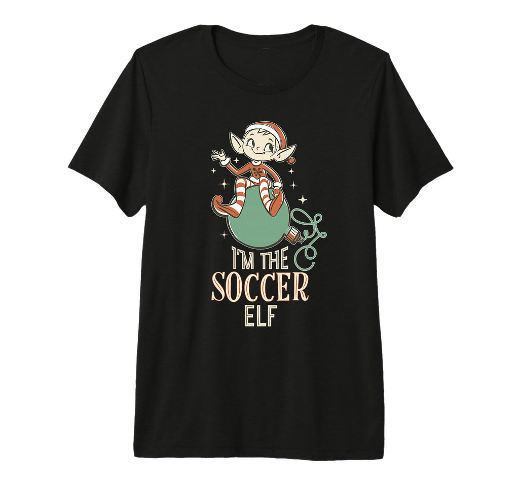 Im Soccer Elf Matching Family Elves Tri T-Shirt - Aesthetic Graphic Unisex - T-Shirt, Sweatshirt, Hoodie