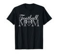 Football Mom Number 7 Football Heart 7 T-Shirt - Fun Novelty Design Unisex - T-Shirt, Sweatshirt, Hoodie