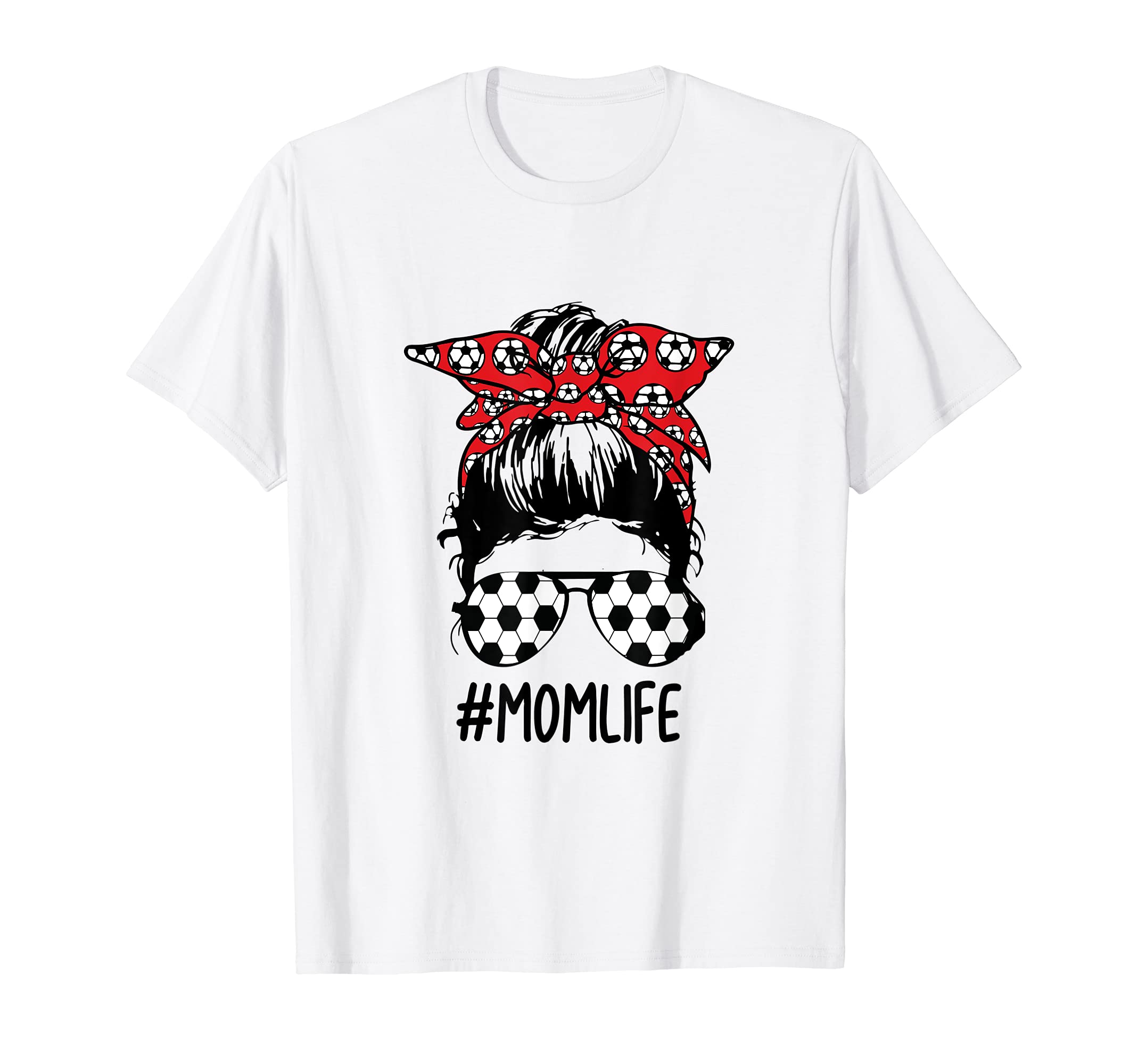 Mom Life Soccer Mom Mothers Day T-Shirt - Minimalist Print for Adults - T-Shirt, Sweatshirt, Hoodie