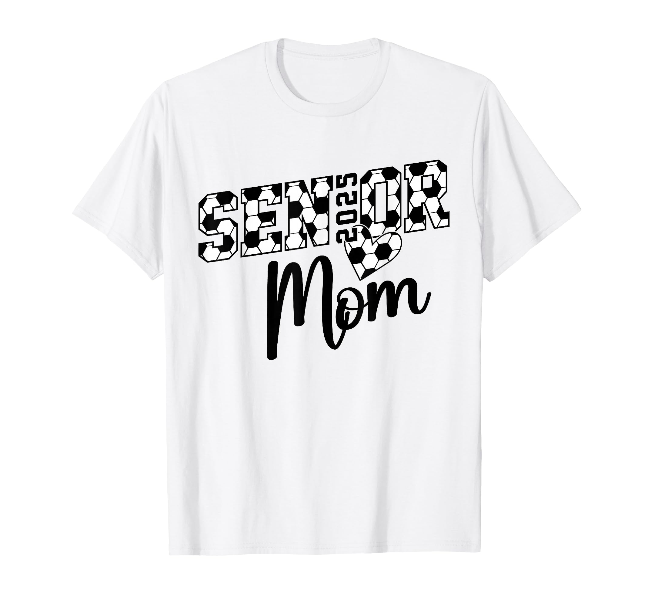Proud Mom Soccer Senior Class 2025 T-Shirt - Fun Novelty Design for Adults - T-Shirt, Sweatshirt, Hoodie