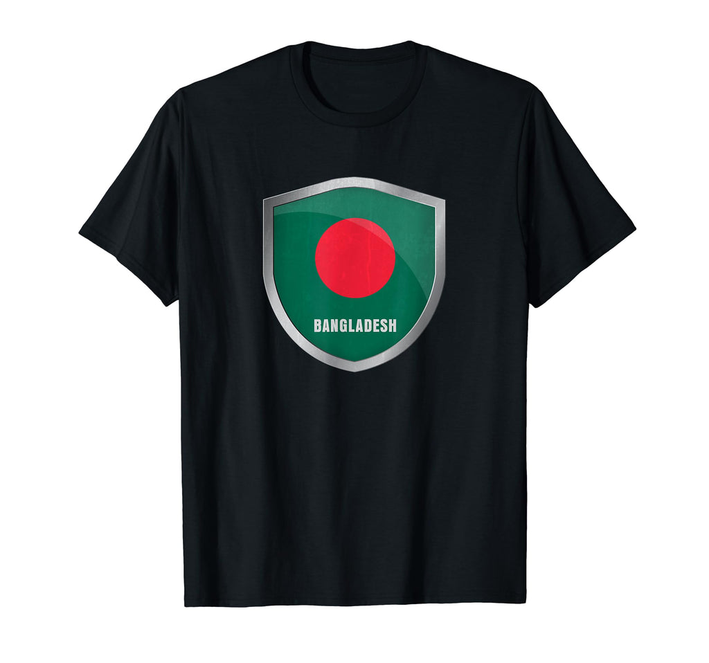 Bangladesh Flag Badge Soccer Fans T-Shirt - Fun Novelty Design Unisex - T-Shirt, Sweatshirt, Hoodie