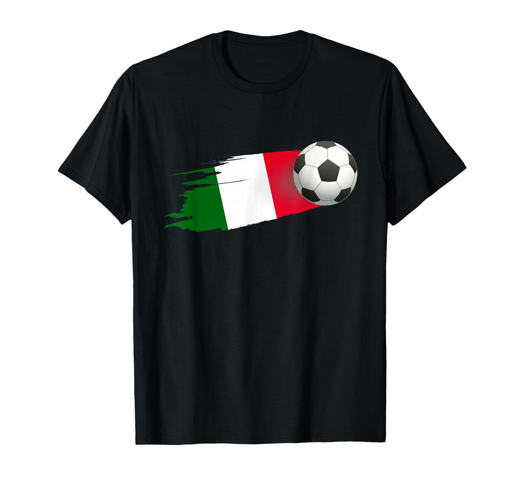 Italy Football Ball Italy Flag Jersey T-Shirt - Streetwear Style Men Women - T-Shirt, Sweatshirt, Hoodie