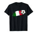 Italy Football Ball Italy Flag Jersey T-Shirt - Streetwear Style Men Women - T-Shirt, Sweatshirt, Hoodie