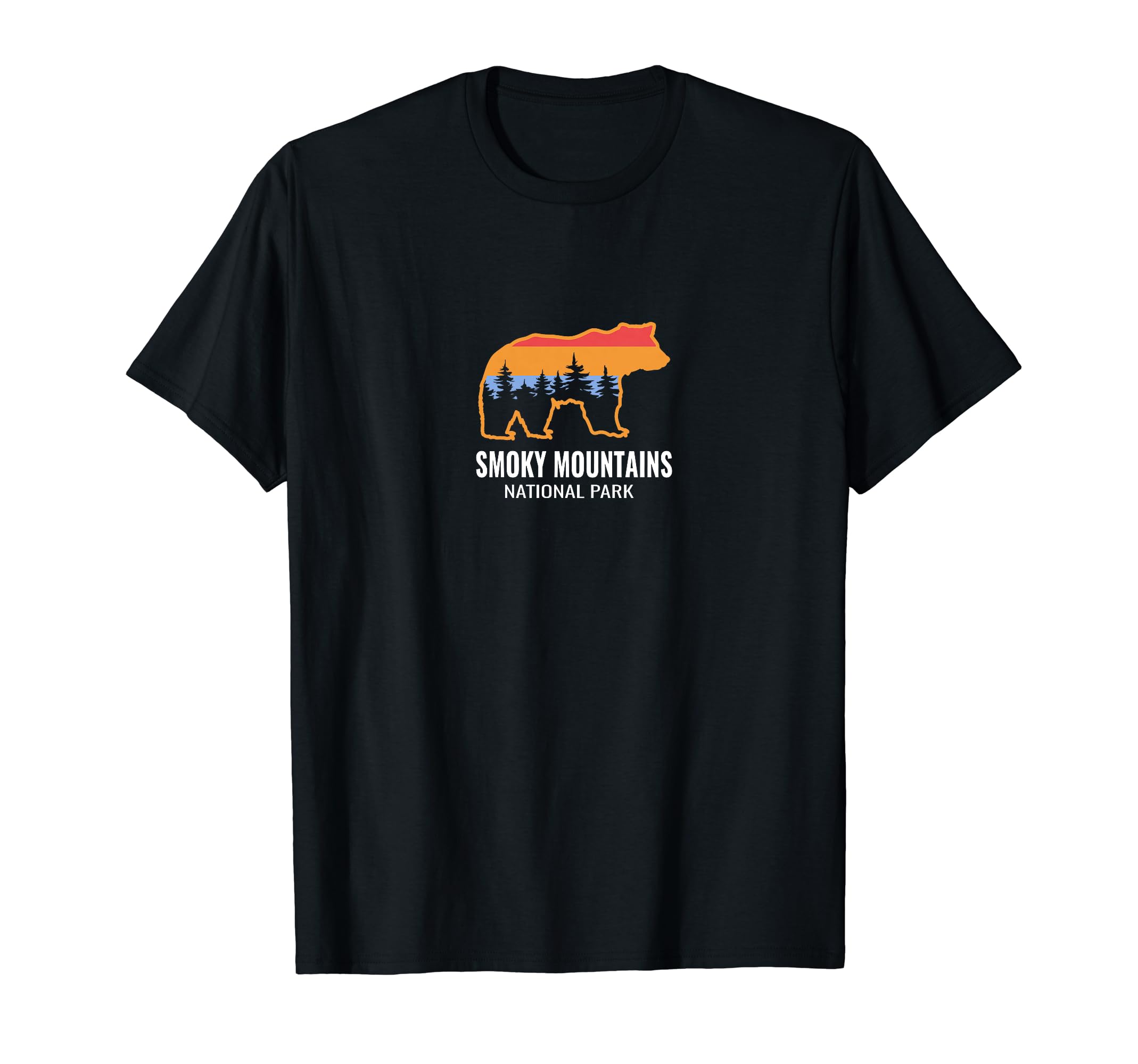 Great Smoky Mountains National Park Bear T-Shirt - Custom Art Print Unisex - T-Shirt, Sweatshirt, Hoodie