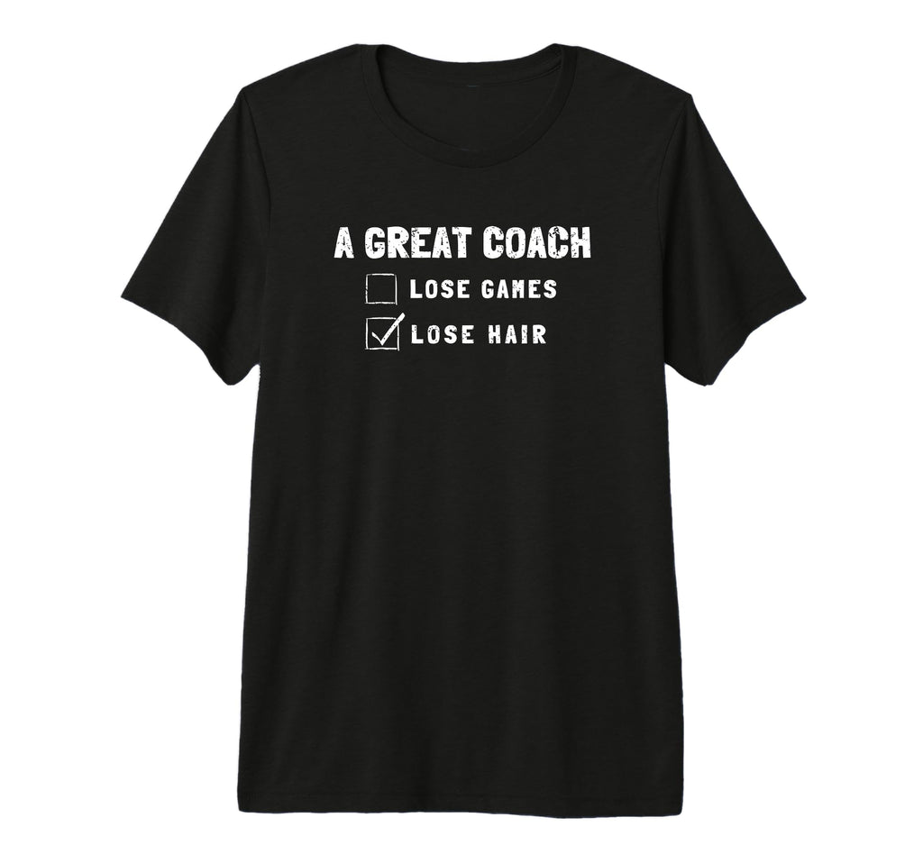 Funny Great Bald Coach Losing His Hair T-Shirt - Unique Graphic Men Women - T-Shirt, Sweatshirt, Hoodie