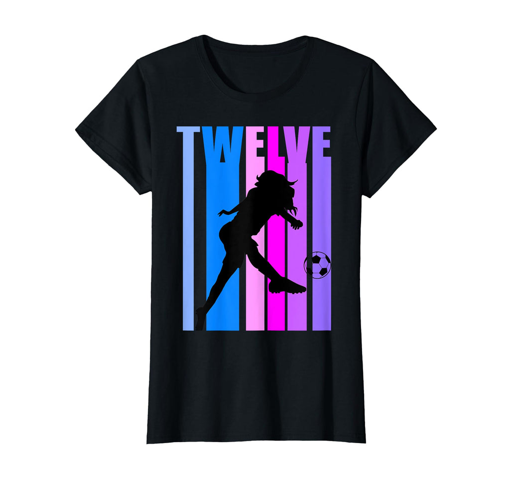 12Th Soccer Birthday Goals Score Plays T-Shirt - Graphic Print Unisex - T-Shirt, Sweatshirt, Hoodie