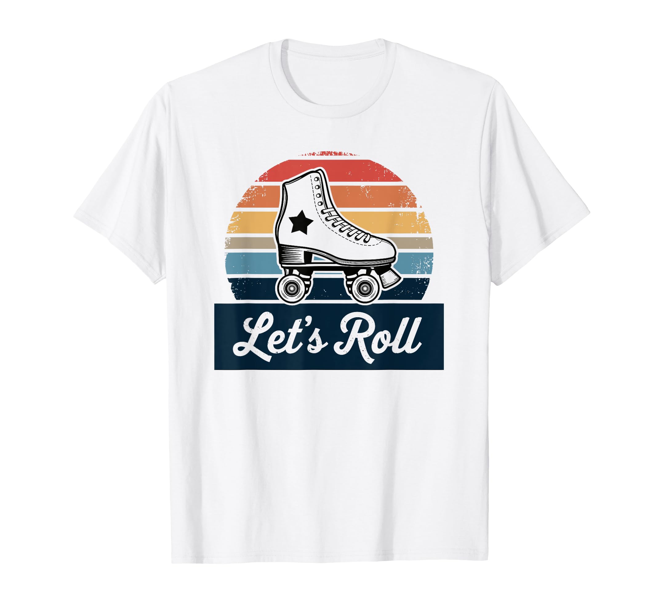 Let S Roll Roller Skating Skater Skate T-Shirt - Custom Art Print Unisex - T-Shirt, Sweatshirt, Hoodie