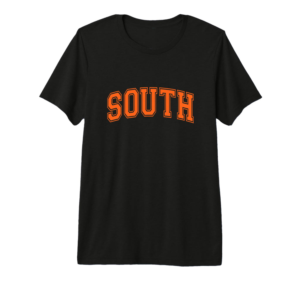 Orange South Team Colors Spirit T-Shirt - Casual Everyday Wear Men Women - T-Shirt, Sweatshirt, Hoodie