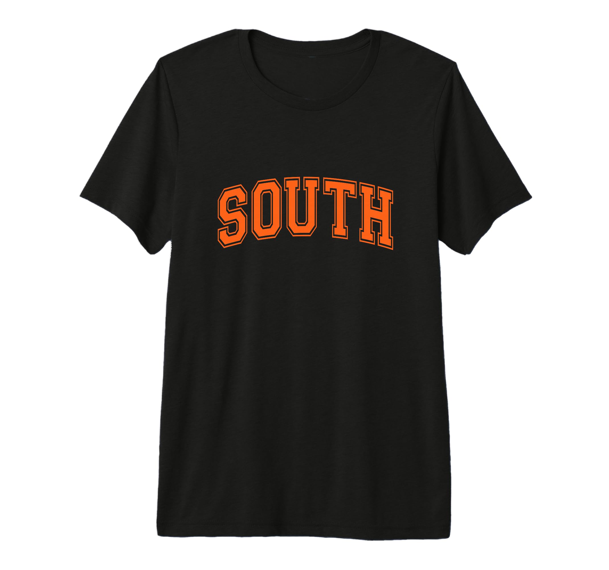 Orange South Team Colors Spirit T-Shirt - Casual Everyday Wear Men Women - T-Shirt, Sweatshirt, Hoodie