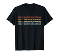 70S Usa Great Smoky Mountains National Park T-Shirt - Trendy Graphic Unisex - T-Shirt, Sweatshirt, Hoodie
