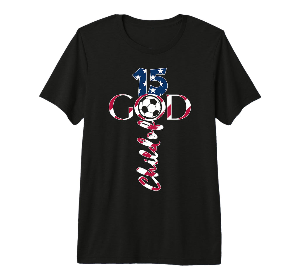 Jesus 15 Years Child God Soccer 15Th T-Shirt - Streetwear Style for Adults - T-Shirt, Sweatshirt, Hoodie