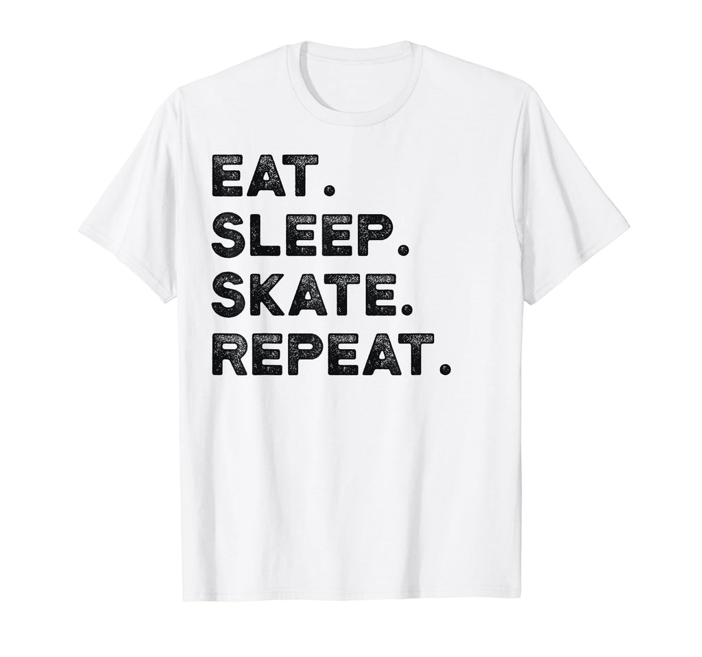 Eat Sleep Skate Repeat Skating T-Shirt - Minimalist Print for Adults - T-Shirt, Sweatshirt, Hoodie