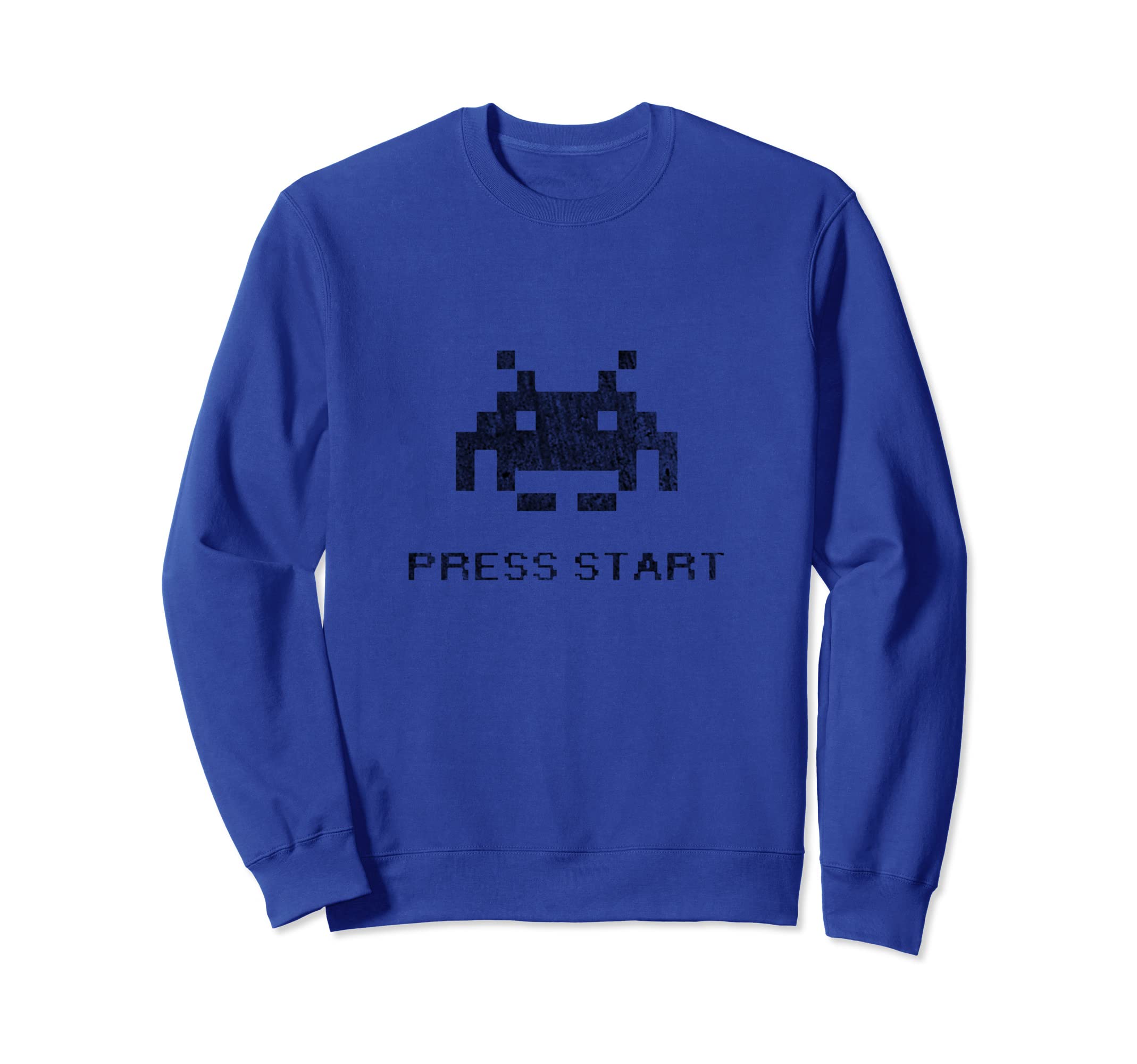 Press Start Arcade Retrogame Sweatshirt - Fun Novelty Design Men Women - T-Shirt, Sweatshirt, Hoodie