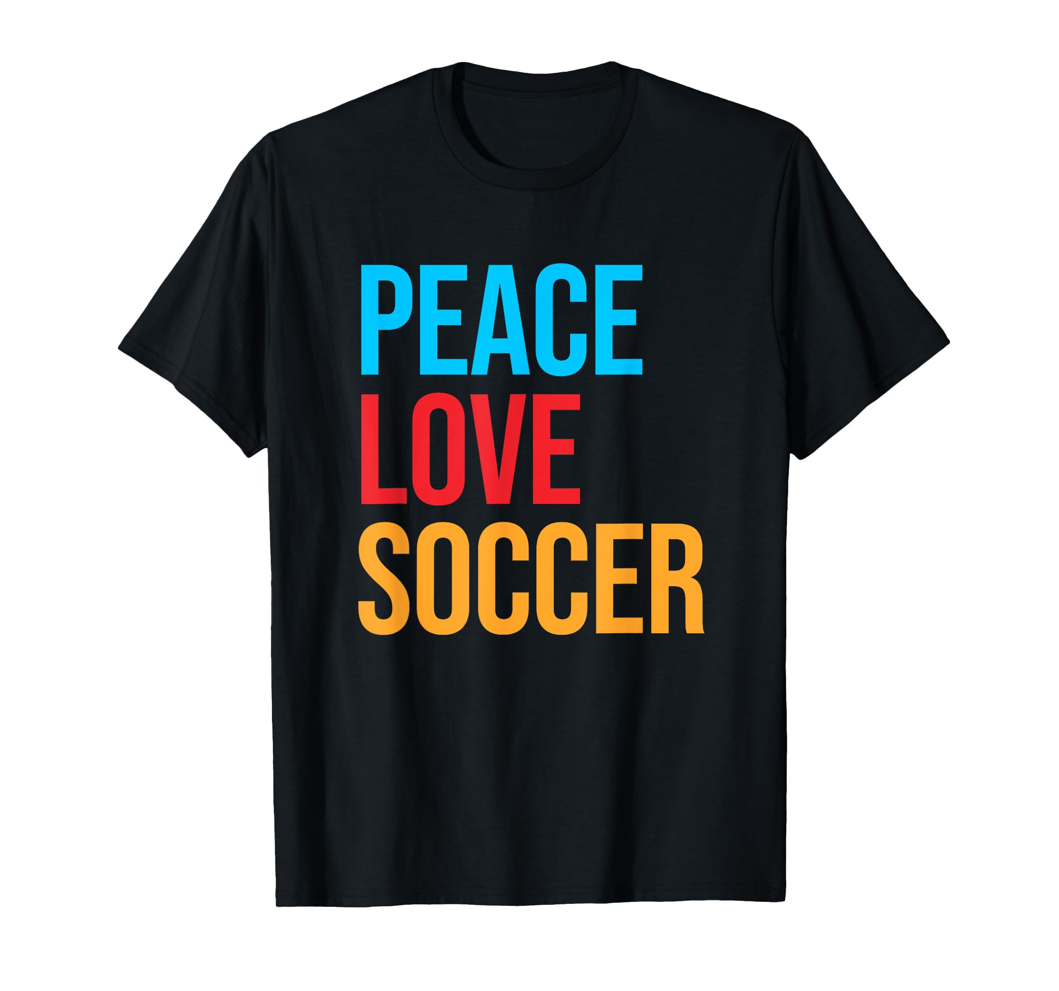 Football Peace Love Soccer T-Shirt - Trendy Graphic Men Women - T-Shirt, Sweatshirt, Hoodie