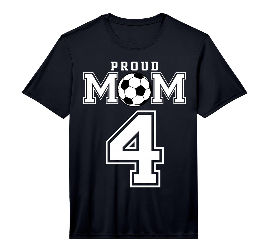 Number 4 Custom Proud Football T-Shirt - Casual Everyday Wear for Adults - T-Shirt, Sweatshirt, Hoodie