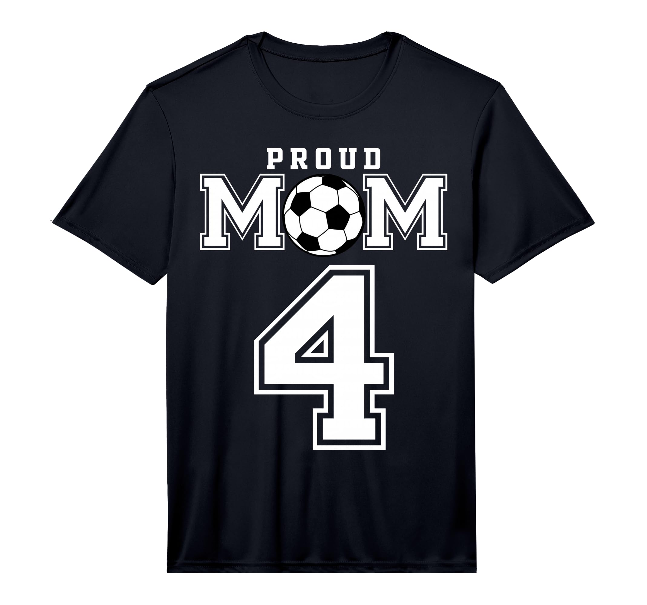 Number 4 Custom Proud Football T-Shirt - Casual Everyday Wear for Adults - T-Shirt, Sweatshirt, Hoodie