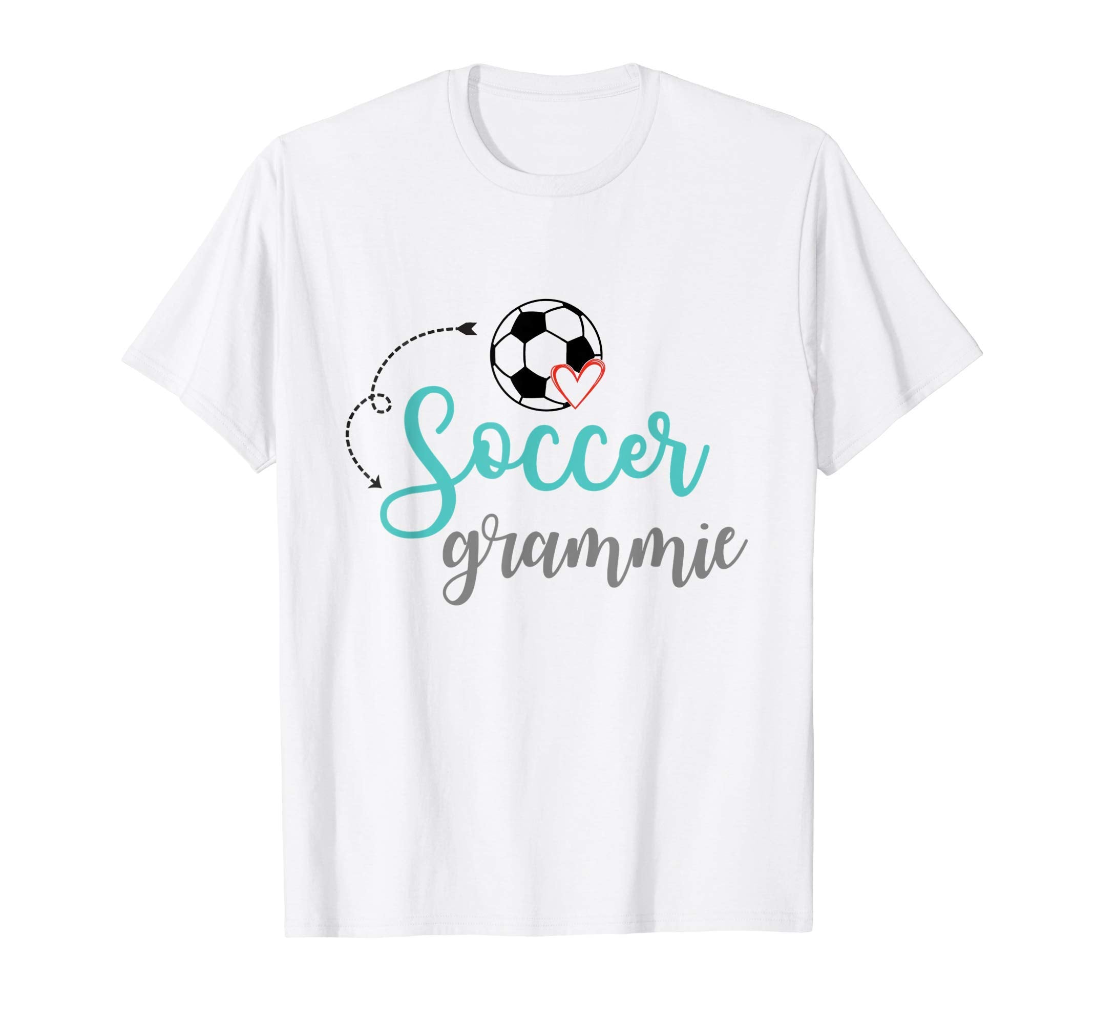 Soccer Grammie Soccer Ball Heart T-Shirt - Unique Graphic Unisex - T-Shirt, Sweatshirt, Hoodie