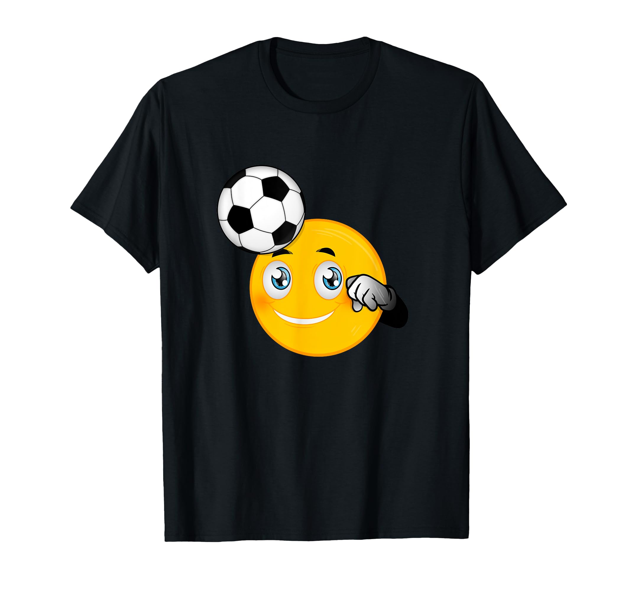 Soccer Emoticon Face Funny Coach T-Shirt - Unique Graphic for Adults - T-Shirt, Sweatshirt, Hoodie