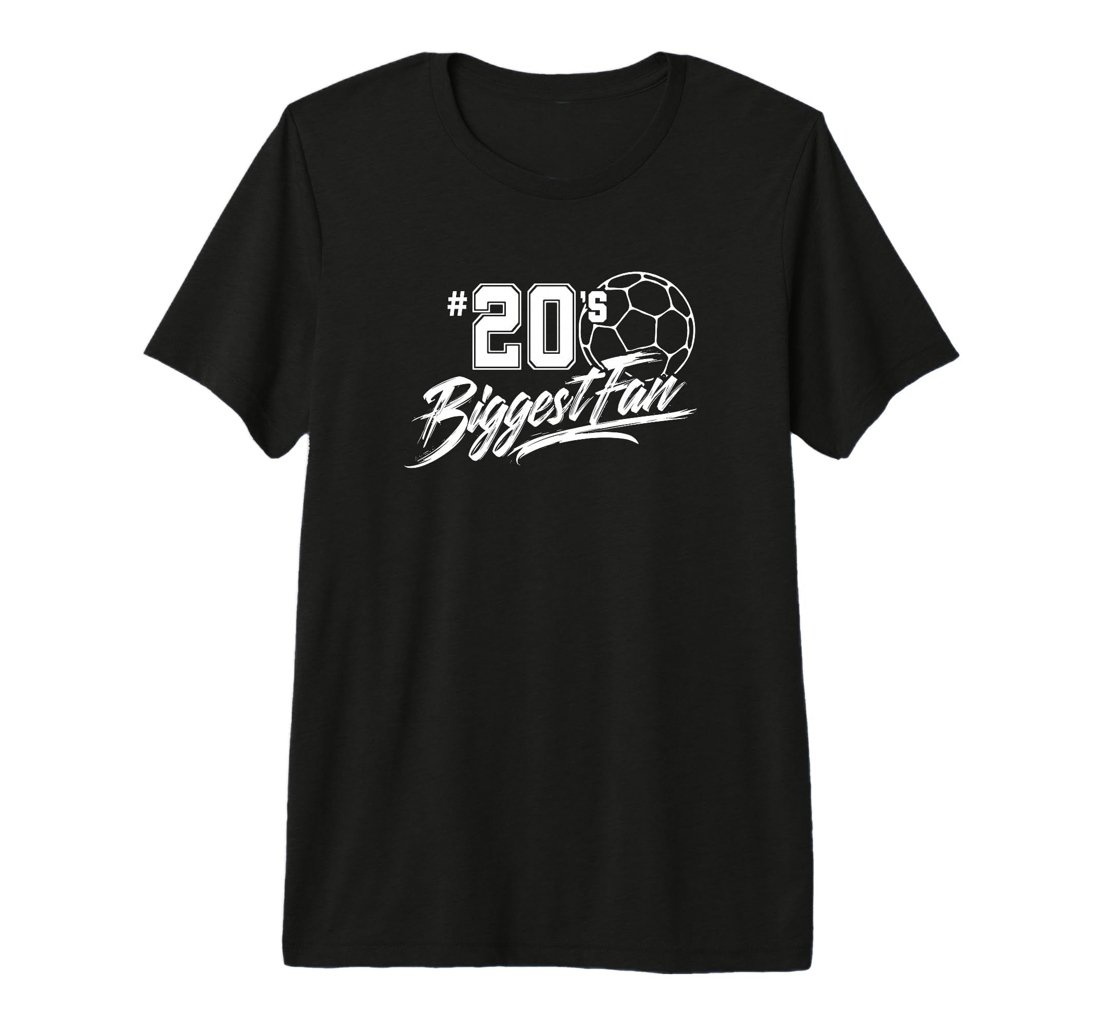 Number 20S Biggest Fan Soccer Player Mom T-Shirt - Trendy Graphic Unisex - T-Shirt, Sweatshirt, Hoodie