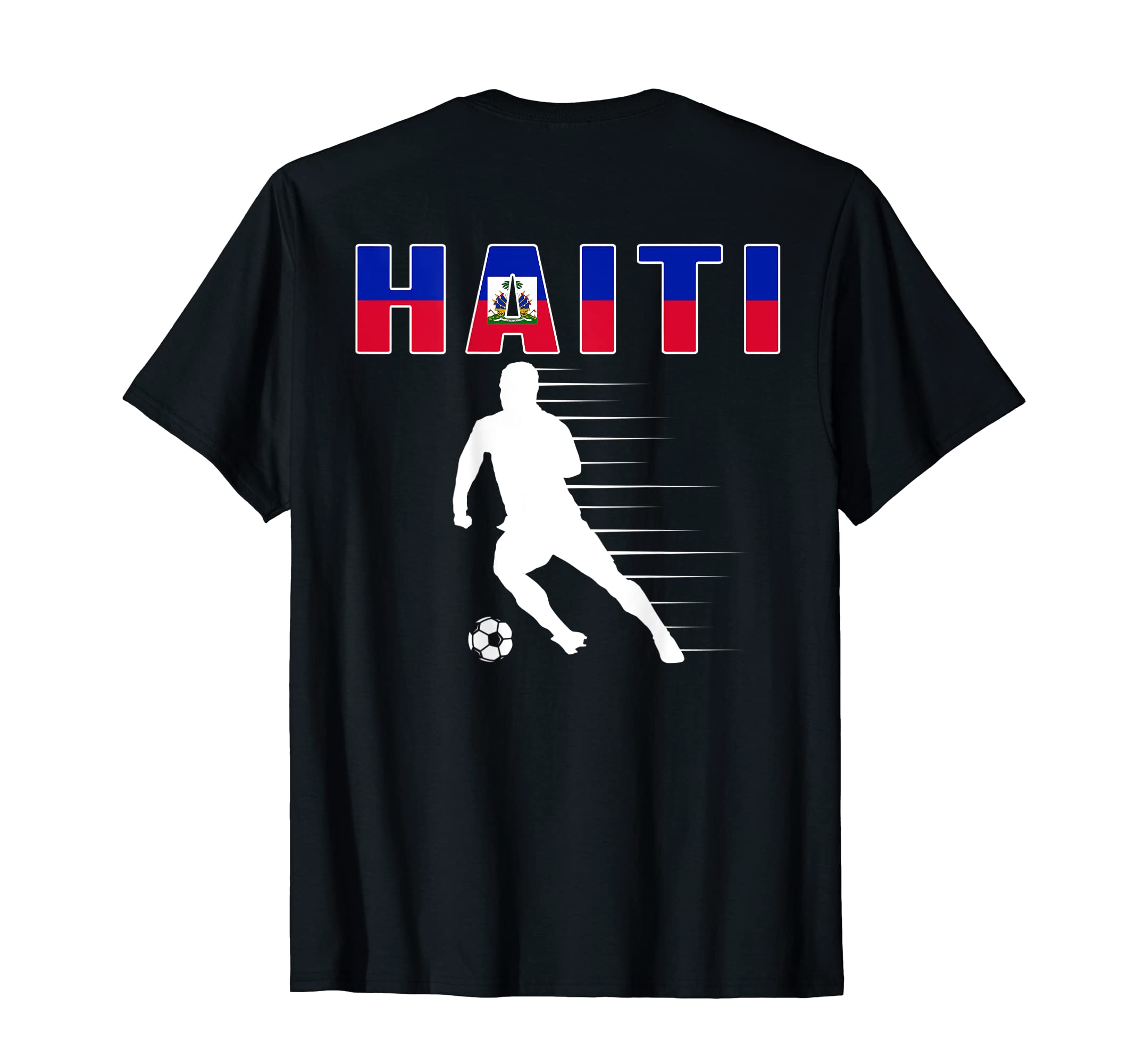 Haiti Soccer Lovers Jersey Haitian T-Shirt - Minimalist Print Men Women - T-Shirt, Sweatshirt, Hoodie