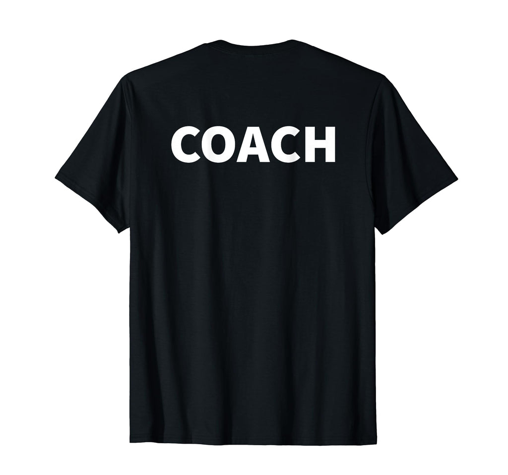 Soccer Coach Team Back Sports Coaching T-Shirt - Unique Graphic Unisex - T-Shirt, Sweatshirt, Hoodie