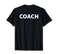 Soccer Coach Team Back Sports Coaching T-Shirt - Unique Graphic Unisex - T-Shirt, Sweatshirt, Hoodie
