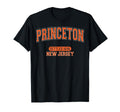 Princeton New Jersey Settled 1696 Varsity T-Shirt - Trendy Graphic Unisex - T-Shirt, Sweatshirt, Hoodie