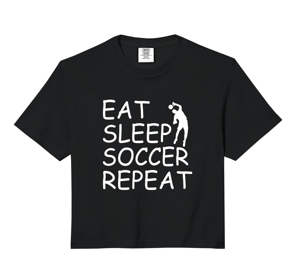 Eat Sleep Soccer Repeat Soccer Player T-Shirt - Novelty Apparel Men Women - T-Shirt, Sweatshirt, Hoodie