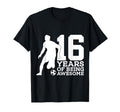 16 Years Being Awesome Soccer 16Th T-Shirt - Novelty Apparel Men Women - T-Shirt, Sweatshirt, Hoodie