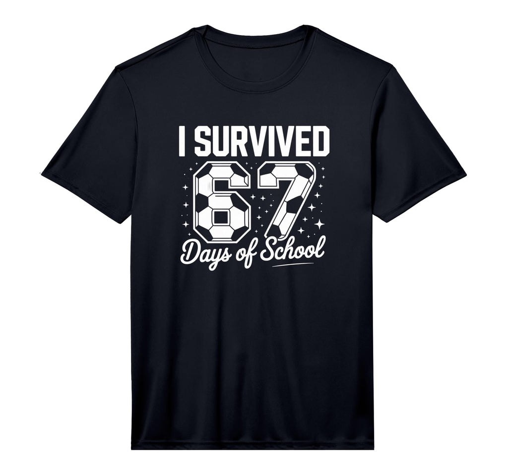 I Survived 67 Days School Funny T-Shirt - Novelty Apparel for Adults - T-Shirt, Sweatshirt, Hoodie